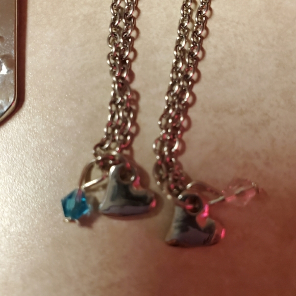 Father and daughter key chain with 2 necklaces set - Picture 3 of 3